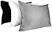 Utopia Bedding Premium Cotton Zippered Pillow Cases/Covers 300 Thread Count Pack of 2 Elegant Design - Hotel Quality - Pure Natural Cotton (King, Grey)