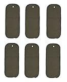 Happy Endings Stay-Dry Snap-in 5 Layer Charcoal Bamboo Insert(s) for AI2s and Diaper Covers (6 Pack)