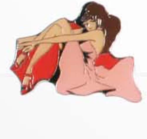 Lupin Lapel Pin - P - Girl in Dress