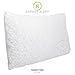 Bamboo Sleep PREMIUM Adjustable Comfort Pillow - Dual Cover Hypoallergenic Certipur-US Shredded Memory Foam - Queen Size
