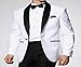 Harvest Male Black Bow Tie - Men's Pre-tied Adjustable Length Formal Tuxedo Satin Solid Color