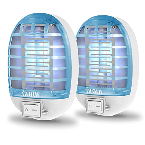 GLOUE Indoor Bug Zapper, Mosquito Killer Electronic Insect Killer Fly