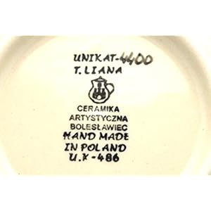 Polish Pottery Plate – Salad/Dessert (7 3/4″) – Unikat Signature U4400
