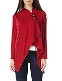 Bepei Women's Long Sleeves One Button Open Front Wraps Soft Cardigan Sweater