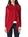 Bepei Women's Long Sleeves One Button Open Front Wraps Soft Cardigan Sweater