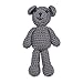 EUDORA Crochet Newborn Photography Boys/Girls Knit Toy Bear Hats, Infant Baby Photo Prop Costume Gray