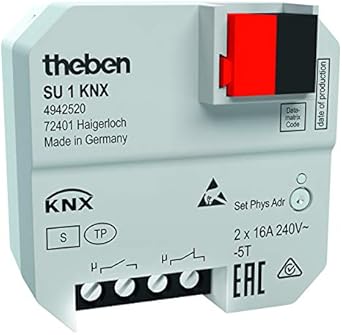 Theben Su 1 Knx Flush Mounted Switch Actuator 1 Channel Actuator Flush Mounted Amazon De Beleuchtung