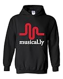 Artix Musical.ly - Best Selling Gifts Unisex Hoodie Sweatshirt Medium Black