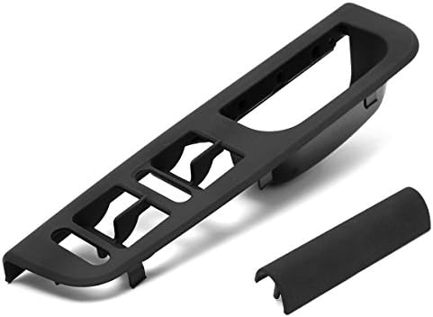 Front Left Driver Side Door Master Window Switch Trim Bezel for 1998-2004 Volkswagen Passat B5 Jetta Golf Bora Mk4 Skoda Oe Style 4 Door Mode (Black)
