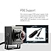 RevoTech POE Fisheye HD 3MP Mini IP Camera H.265 1080P 2MP Indoor Metal Security Camera ONVIF P2P CCTV Cam System (I706-3-P Black)