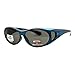OTG Fit Over Glasses Oval Polarized Lens Sunglasses 100% UV Protection Blue