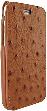 Piel Frama iPhone 7 Plus / 8 Plus iMagnumCards Leather Case - Tan Cowskin-Ostrich