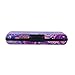 HDE RFID Credit Card Holder Front Pocket Hard Shell RFID Wallets for Women (Purple Paisley)