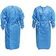 ObboMed Non-Surgical Disposable Isolation Gown with Elastic Cuff (Level 3 Blue Pack of 10)