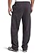 Champion Men's Open Bottom Eco Fleece Sweatpant, Granite Heather, Medium
