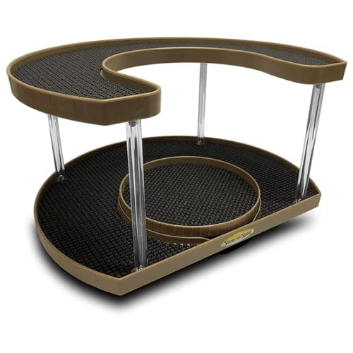Spice Rack Organizer for Cabinet 2 Tier Lazy Susan