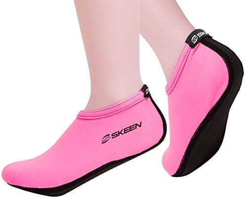Skeen Ultra Lightweight Water Shoes Aqua Socks (6. XXL (US W: 10.5~11.5, M: 9.5~10.5), Pink)