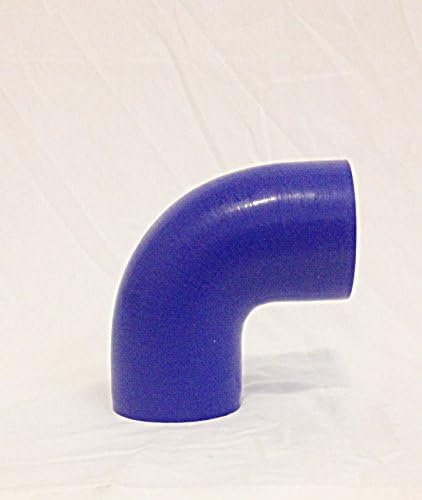 Aero Exhaust 2.5" 90 Blue Silicone Elbow