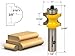 YONICO 13515 5 Bit Bullnose Router Bit 1/2-Inch Shank