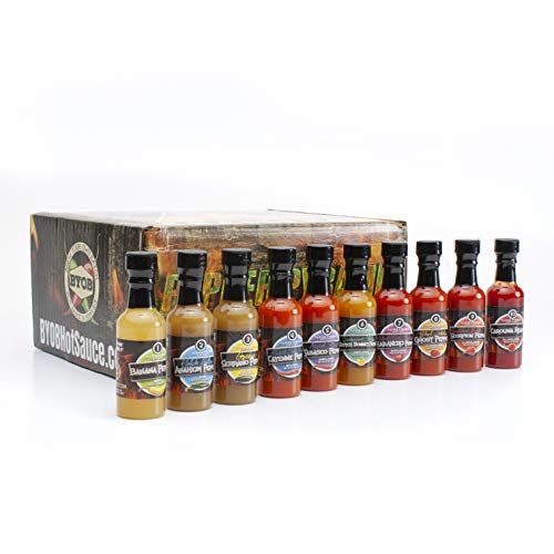 Hot Sauce Gift Set Pepper Challenge 10 Sauces, From 10 Hot Peppers