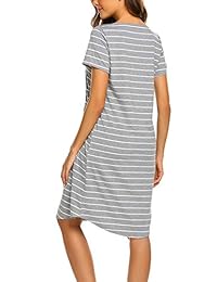 Ekouaer vestido de maternidad en capas para mujer