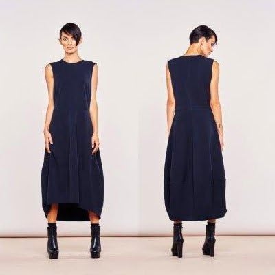 Amazon 秋冬 インポート ワンピース Pois Think Chic ロングワンピース ブルー S 約9号 ワンピース チュニック 通販