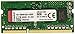 Kingston Technology ValueRAM 2GB 1600MHz DDR3L Non-ECC CL11 SODIMM SR X16 1.35V Notebook Memory KVR16LS11S6/2