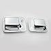 EAG Triple Chrome Plated ABS 2 Door Handle Cover for 99-16 Ford F-250/350/450 (W/O PSG Key Hole)