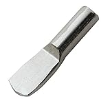 Rok Hardware Heavy Duty Shelf Pin Spoon Shaped Cabinet Support Pegs Holder Metal Nickel (25 Pack, 3mm)