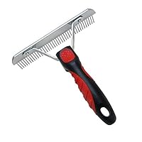 Chuanyue Pet Grooming Tool Dematting Comb Extra-Large Dog Rake Comb Grooming Dematting Tools for Long and Short Haired Pets