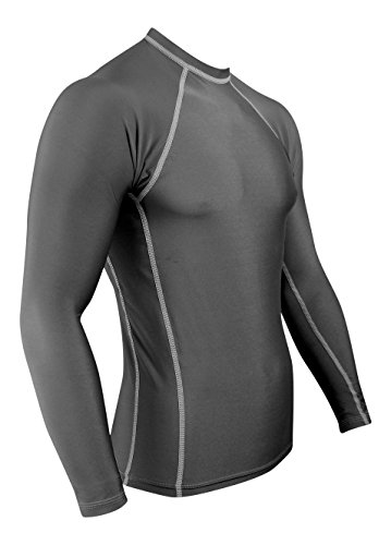 Rash guard for men compression & base layer shirt (…