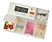 e-Pill MedGlider Pill Organizer, Vitamin and Medicine Pill Box Reminder with Attached 4 Compartment Pill Box