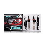 JDM ASTAR 6TH Generation 2800 Lumens Cree LED Headlight, Xenon White(Total output 5600 lumens) (H1)