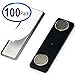 CMS Magnetics® Name Badge Magnets BM-2Mag-4 Made of Neodymium Magnets Set of 100
