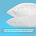 The Grand Pillow Covers Queen Size - Poly-Cotton Pillow Protector with Zipper - Moisture Wicking, Advanced Allergy Protection Pillow Protector - Protects Pillow from Dust, Dirt, and Debris (4 Pack)