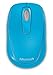 Microsoft 1000 Wireless Mobile Mouse, Cyan Blue (2CF-00031)