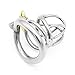 YiFeng Stainless Male Chastity Cage Device Belt Restraint Lock Men Bondage Fetish 77 (40mm Ring)