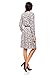 oodji Collection Women's Belted Viscose Dress, Pink, 6