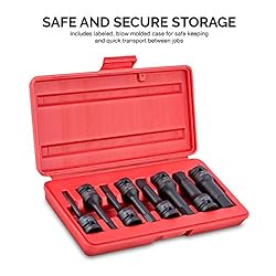 NEIKO 01141B Allen-Bit Socket Set, Metric Socket