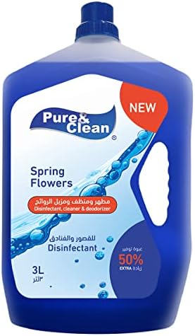 Pure Deoderizer Pure & Clean Disinfectant, Cleaner, Deodorizer 3L Spring Flowers price ...