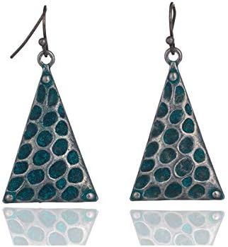 Dangle Earrings, Ethnic Indian Earring Jewelry Female Bohemian Boho Ethnic Water Drop Earrings For Women Vintage Classic Metal Tibet Earings Gift