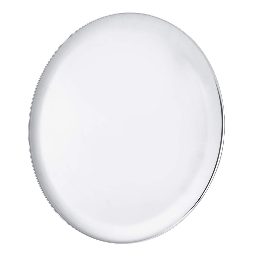 Stainless Steel Round Tray, 11" Waiters Tray Silver Drinks Tray Circular Serving Tray Bar Tray Food Serving Tray for Food & Drinks Service