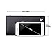 William POLO Men's Genuine Soft Cow Leather Long Purse Mens Zipper Billfold Wallet ID Credit Card Case Checkbook Money Clip POLO128 Black