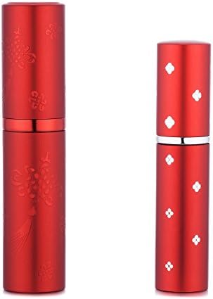 JoinLove Portable Mini Travel Perfume Atomizer Refillable Empty Spray Bottle Valentine's Day Mother's Day Gift 2PCS Set