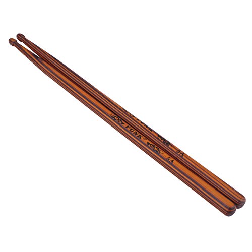 5A Wooden Drumsticks Drum Sticks Hard Maple Wood Drum Set Percussion Instrument Accessories of 1Pair - Thumbnail 7