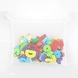 #1 Rated Bath Toy Organizer - Washable Mold Resistant Large Storage Bag for Bathtub & Shower Toys + 2 FREE Additional Heavy Duty Suction Hooks