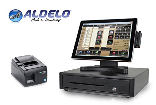 Restaurant POS System - Includes Aldelo POS Software + Point of Sale Hardware Bundle - Perfect for Restaurants and Bars