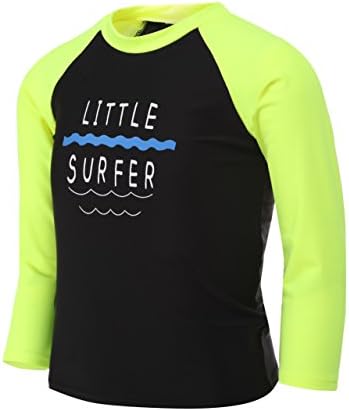 Kids Rash Guard (8 / 6T - 7T, Lime)