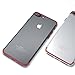 DTTO for iPhone 8 Plus/7 Plus Case, [Lightening Series] Clear Style Slim Fit Soft TPU Anti-Scratch Protective Cover Electronic Engraving iPhone 5.5 Inch Case for iPhone 7 Plus/8 Plus, Bright Red