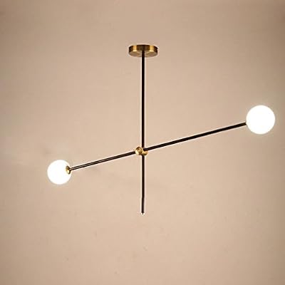 The Simple Lighting Modern Chandelier Adjustable Iron Personality Glass Color Chandelier Brass Lounge Magic Beans Indoor Led Green Color Hot 2 Head Warm Light 2 Head Buy Online At Best Price In Uae Amazon Ae